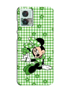 Чехол для Motorola Edge 30 Neo с картинкой «Mickey в клетку»