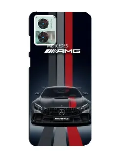 Чехол для Motorola Edge 30 Neo с картинкой «Mercedes — белый карбон» Чехол для Motorola Edge 30 Neo с картинкой «Mercedes — белый карбон»