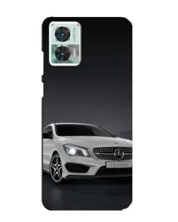 Чехол для Motorola Edge 30 Neo с картинкой «Mercedes AMG GT Silver»