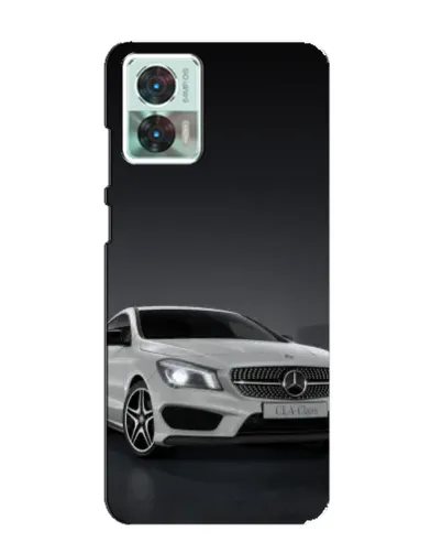 Чехол для Motorola Edge 30 Neo с картинкой «Mercedes AMG GT Silver»