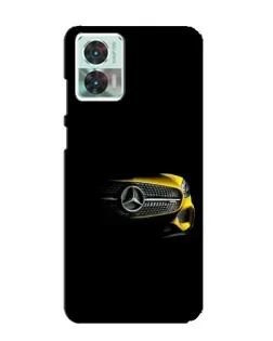 Чехол для Motorola Edge 30 Neo с картинкой «Mercedes — ретро стиль»