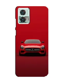 Чехол для Motorola Edge 30 Neo с картинкой «Красный Mercedes AMG»