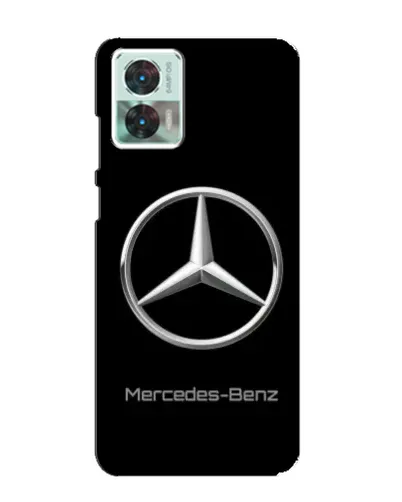 Чехол для Motorola Edge 30 Neo с картинкой «Mercedes Silver Logo»