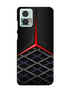 Чехол для Motorola Edge 30 Neo с картинкой «Mercedes Carbon Grid»