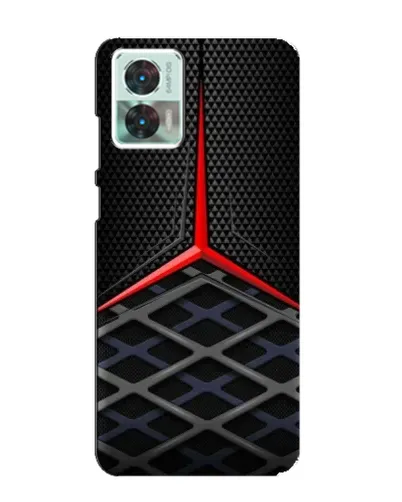 Чехол для Motorola Edge 30 Neo с картинкой «Mercedes Carbon Grid»