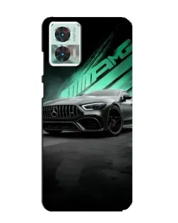Чехол для Motorola Edge 30 Neo с картинкой «Темный Mercedes AMG»