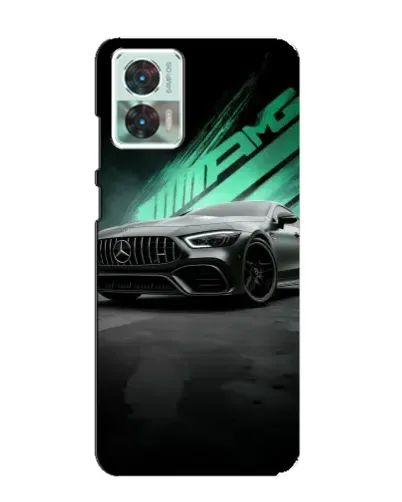 Чехол для Motorola Edge 30 Neo с картинкой «Темный Mercedes AMG»