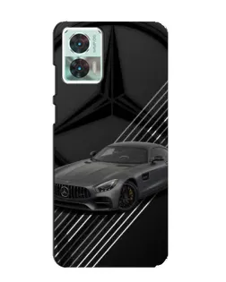 Чехол для Motorola Edge 30 Neo с картинкой «Mercedes AMG — графика»