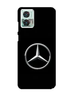 Чехол для Motorola Edge 30 Neo с картинкой «Mercedes классический лого»