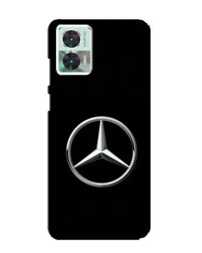 Чехол для Motorola Edge 30 Neo с картинкой «Mercedes классический лого»