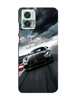 Чехол для Motorola Edge 30 Neo с картинкой «Гоночный Mercedes AMG»