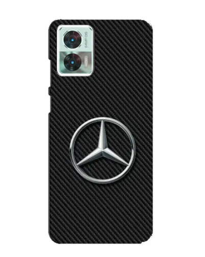 Чехол для Motorola Edge 30 Neo с картинкой «Карбоновый Mercedes стиль»