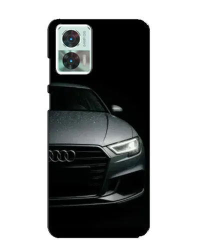 Чехол для Motorola Edge 30 Neo с картинкой «Audi — детализация кузова»