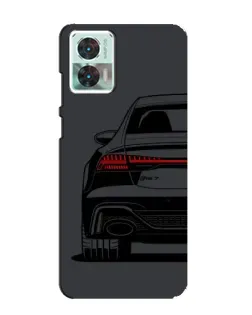Чехол для Motorola Edge 30 Neo с картинкой «Задняя часть Audi — арт»