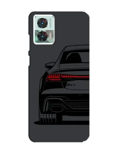 Чехол для Motorola Edge 30 Neo с картинкой «Задняя часть Audi — арт»