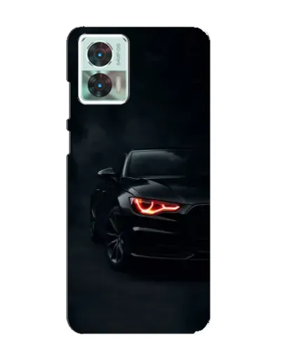 Чехол для Motorola Edge 30 Neo с картинкой «Audi — хищный взгляд»