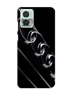 Чехол для Motorola Edge 30 Neo с картинкой «Audi — абстрактные кольца»