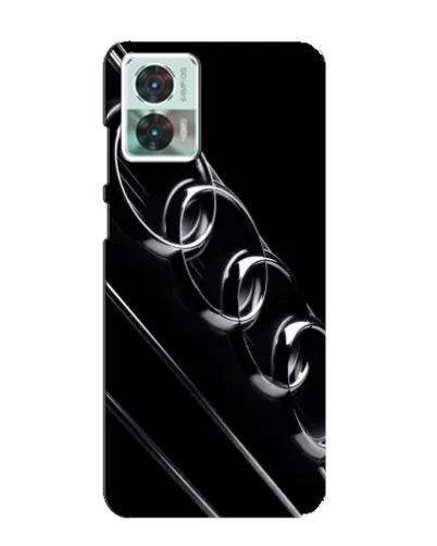 Чехол для Motorola Edge 30 Neo с картинкой «Audi — абстрактные кольца»