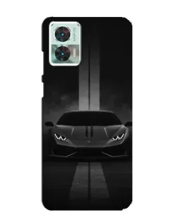 Чехол для Motorola Edge 30 Neo с картинкой «Lamborghini симметрия дорог»