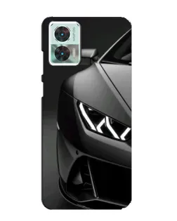 Чехол для Motorola Edge 30 Neo с картинкой «Lamborghini фары детализация»