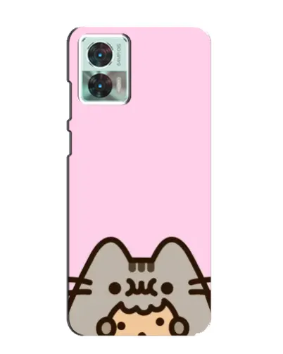 Чехол для Motorola Edge 30 Neo с картинкой «Pusheen и печенье» Чехол для Motorola Edge 30 Neo с картинкой «Pusheen и печенье»