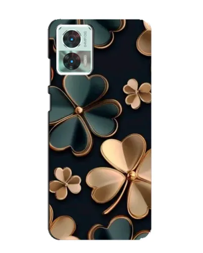 Чехол для Motorola Edge 30 Neo с картинкой «Клевер в золоте» Чехол для Motorola Edge 30 Neo с картинкой «Клевер в золоте»