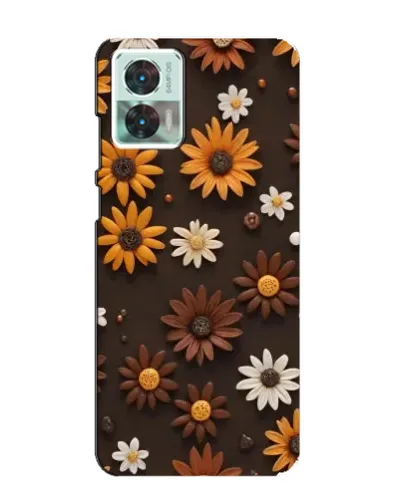 Чехол для Motorola Edge 30 Neo с картинкой «Узор из маленьких подсолнухов» Чехол для Motorola Edge 30 Neo с картинкой «Узор из маленьких подсолнухов»