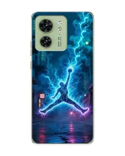 Чохол для Motorola Edge 40 з картинкою «Jordan Gold Jumpman»
