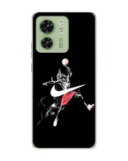 Чехол для Motorola Edge 40 с картинкой «Jordan Jumpman»