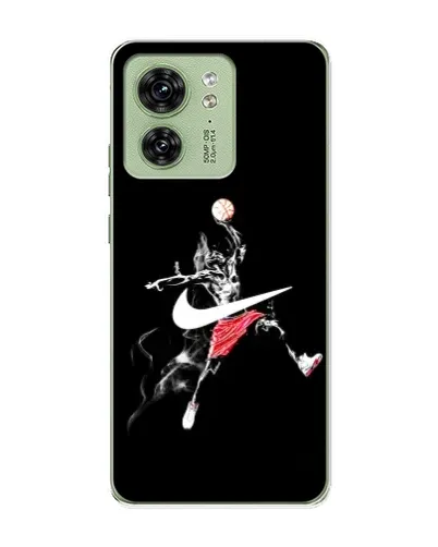 Чехол для Motorola Edge 40 с картинкой «Jordan Jumpman»