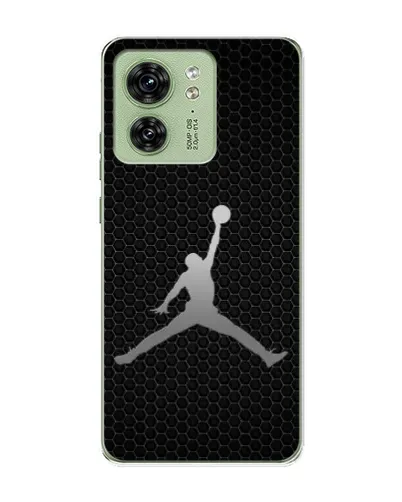 Чехол для Motorola Edge 40 с картинкой «Jordan Dark Carbon»