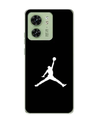 Чехол для Motorola Edge 40 с картинкой «Jordan Silhouette»