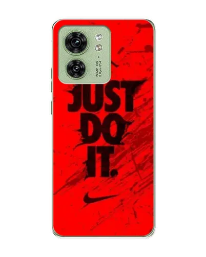 Чехол для Motorola Edge 40 с картинкой «Nike Just Do It»