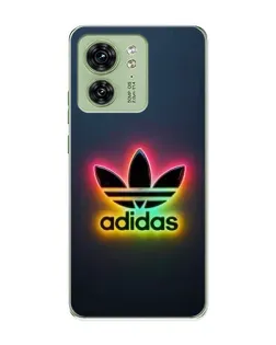 Чохол для Motorola Edge 40 з картинкою «Неоновий Adidas»