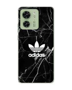 Чохол для Motorola Edge 40 з картинкою «Білий мармур Adidas»