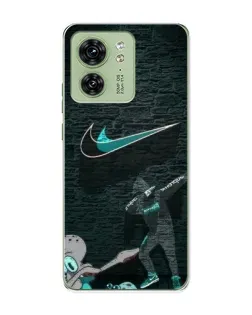 Чохол для Motorola Edge 40 з картинкою «Спортивний арт Nike»
