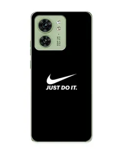 Чохол для Motorola Edge 40 з картинкою «Мінімалізм від Nike»