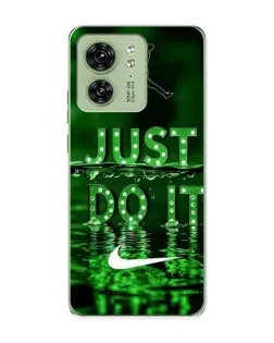 Чохол для Motorola Edge 40 з картинкою «Зелений неоновий Nike»