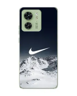 Чохол для Motorola Edge 40 з картинкою «Nike — зимові гори»