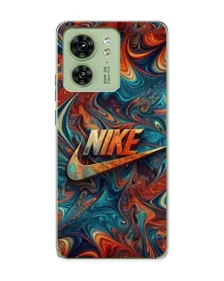 Чохол для Motorola Edge 40 з картинкою «Nike в абстракції»
