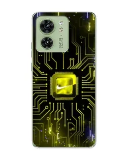 Чохол для Motorola Edge 40 з картинкою «Nike — золота іскра»