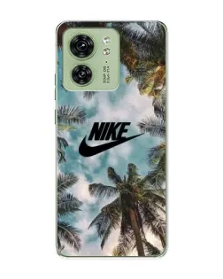 Чохол для Motorola Edge 40 з картинкою «Тропічний принт Nike»