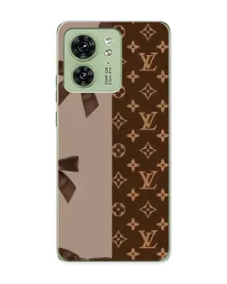 Чохол для Motorola Edge 40 з картинкою «Louis Vuitton — банти»
