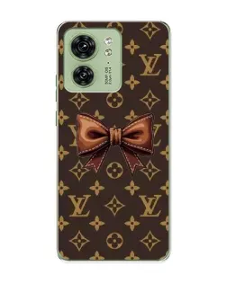 Чохол для Motorola Edge 40 з картинкою «LV з бантом»