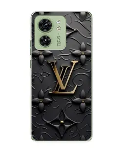Чохол для Motorola Edge 40 з картинкою «Шкіряна текстура LV»