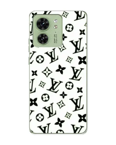Чохол для Motorola Edge 40 з картинкою «Монохромний хаос LV» Чохол для Motorola Edge 40 з картинкою «Монохромний хаос LV»