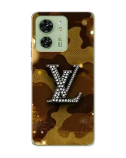 Чохол для Motorola Edge 40 з картинкою «Камуфляжний Louis Vuitton»