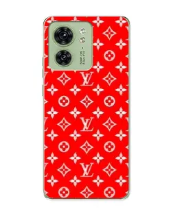 Чохол для Motorola Edge 40 з картинкою «Яскравий паттерн LV»
