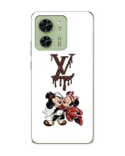 Чохол для Motorola Edge 40 з картинкою «LV та Міккі Маус»