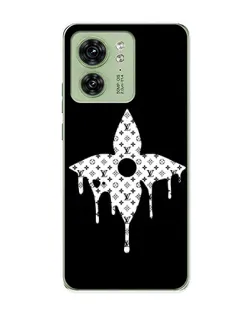 Чохол для Motorola Edge 40 з картинкою «Квіткова монограма»